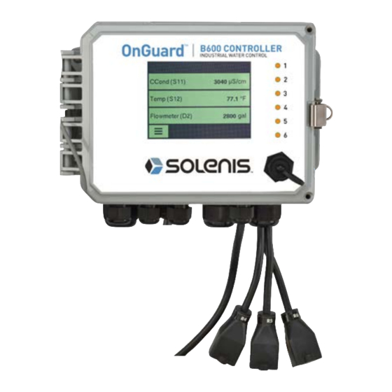 Solenis OnGuard B600 Serie Manual De Instrucciones