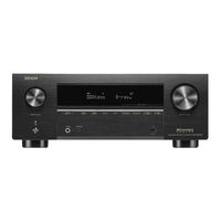 Denon AVR-X3800H Manual Del Usuario
