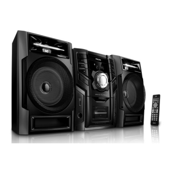 Philips FWM208 Manuales