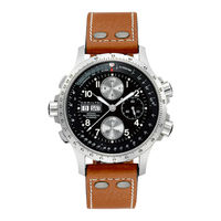 Hamilton KHAKI X-WIND Quartz Chronograph GMT Instruction Manual