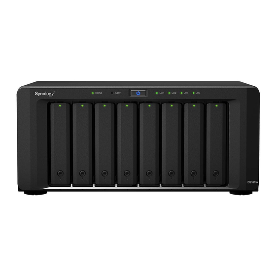 Synology DiskStation DS1815+ Guía De Instalación Rápida