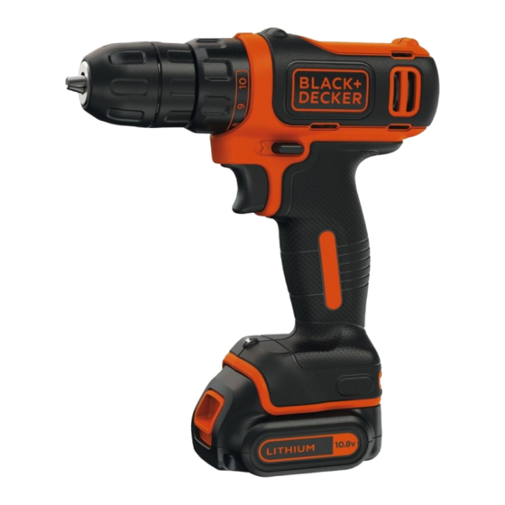 Black and Decker BDCDD12 Manual De Instrucciones