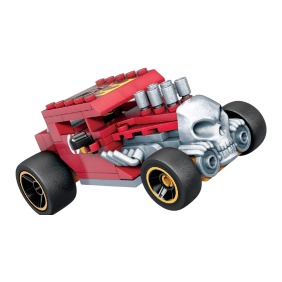Mega Construx Hot Wheels Wonder Builders Bone Shaker GVM29 Manual Del Usuario
