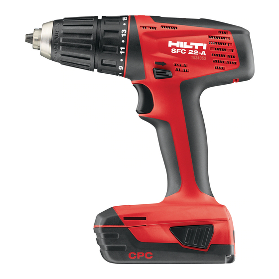 Hilti SFC 14-A Manual De Instrucciones