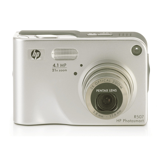 HP Photosmart R507 Manual Del Usuario