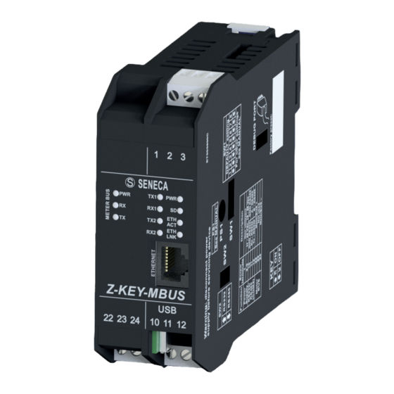Seneca Z-KEY-MBUS Manual De Instalación
