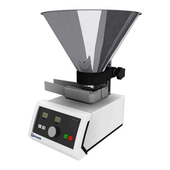 Retsch DR 100 Manual De Instrucciones