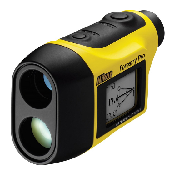 Nikon Forestry Pro Manual De Instrucciones