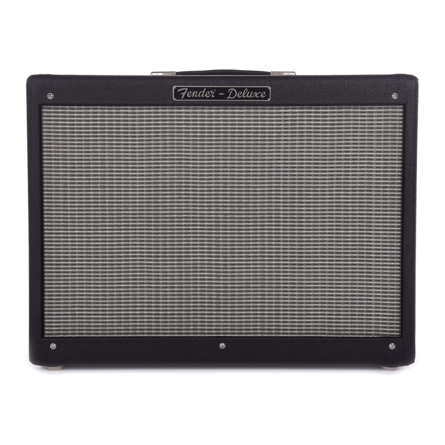 Fender HOT ROD Deluxe ENCLOSURE Serie Instrucciones De Funcionamento