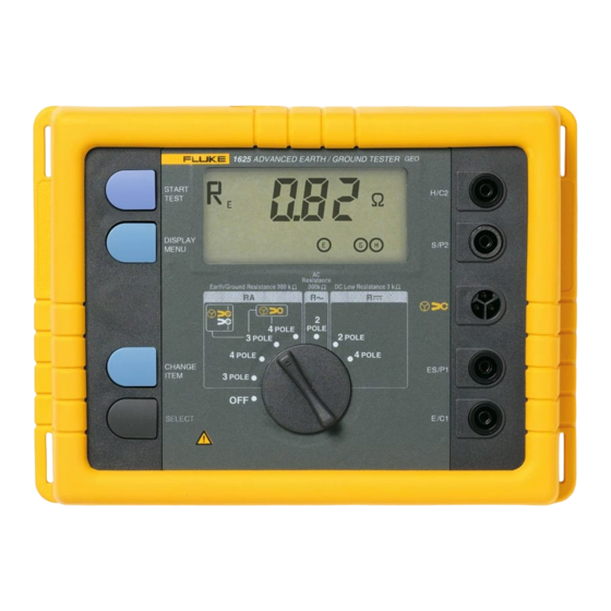 Fluke 1625 Manuales