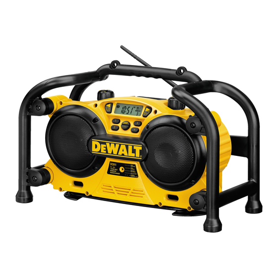DeWalt DC011 Manual De Instrucciones