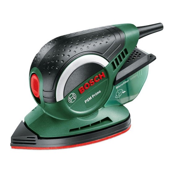 Bosch PSM Primo Manual Original