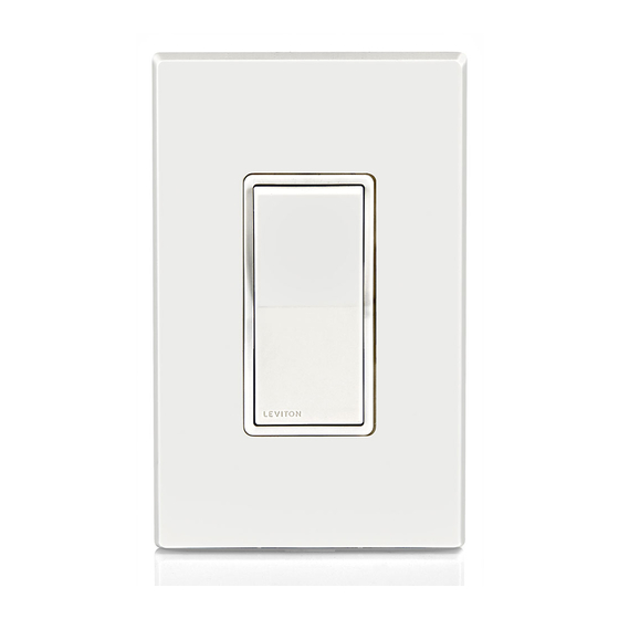 Leviton W5601 Instrucciones De Instalación