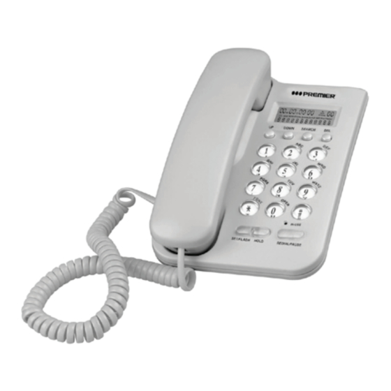Premier TEL-3074ID Manual De Instrucciones