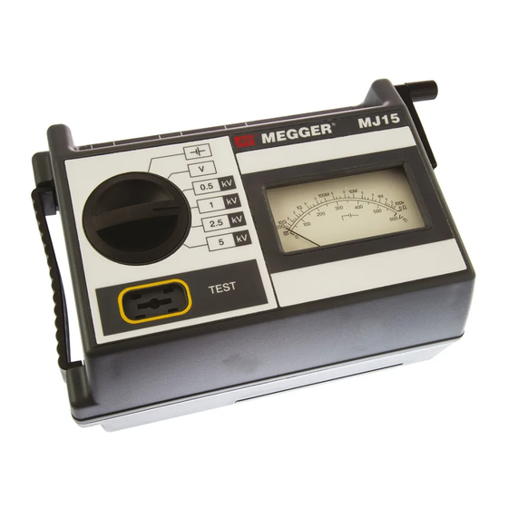 Megger BM15 Guia Del Usuario