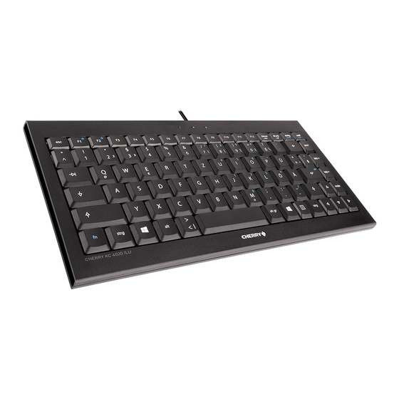 Cherry KC 4020 Backlight Manual De Instrucciones