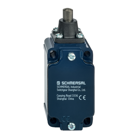 schmersal Z 332 Manual De Instrucciones