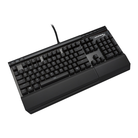 HyperX Alloy Elite HX-KB2BL1-UK/R Manual De Instrucciones