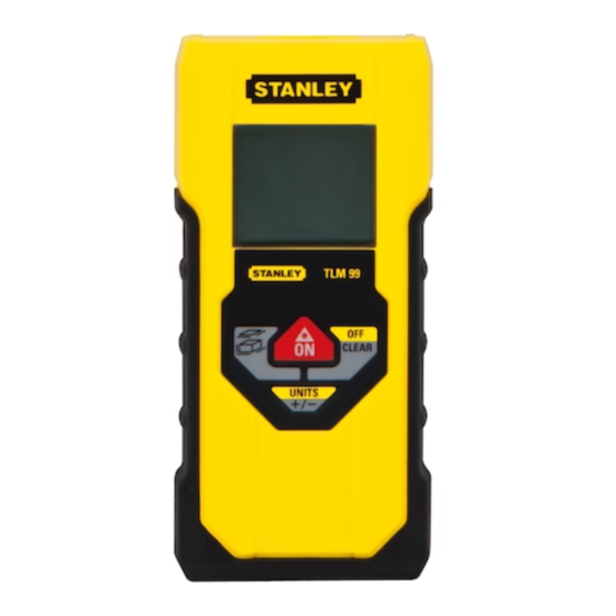 Stanley TLM 99 Manual Del Usuario