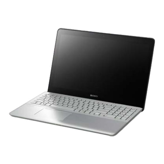 Sony Vaio SVF14A1 Serie Guia Del Usuario