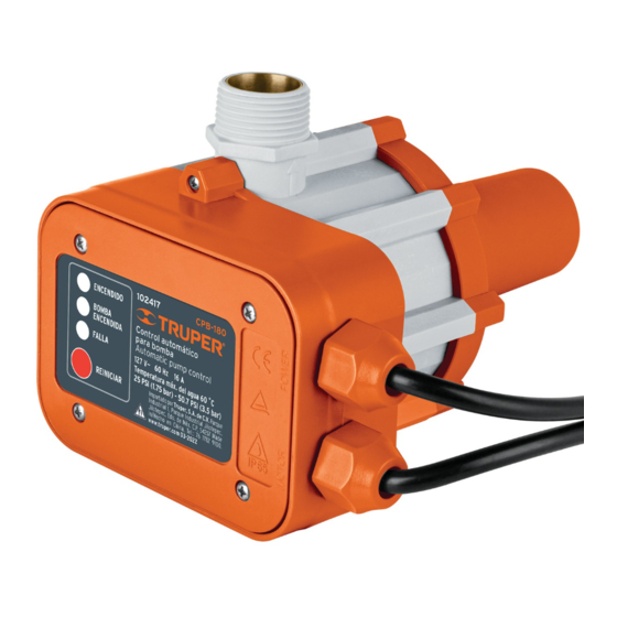 Truper CPB-180 Instructivo