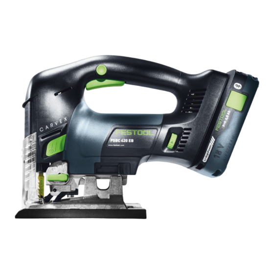 Festool CARVEX PSC 420 EB Manual De Instrucciones Original