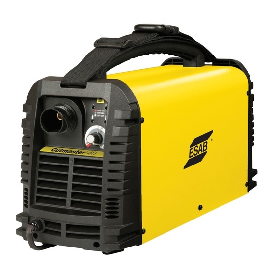 ESAB Cutmaster 40 Manual De Operación