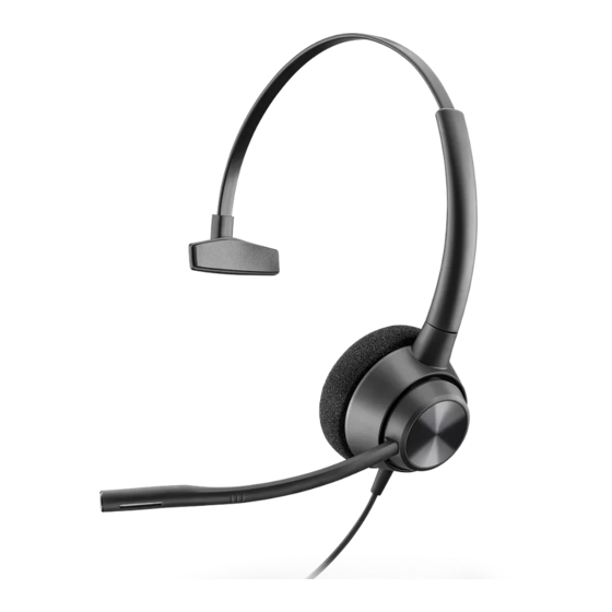 Plantronics EncorePro 300 Serie Guia Del Usuario