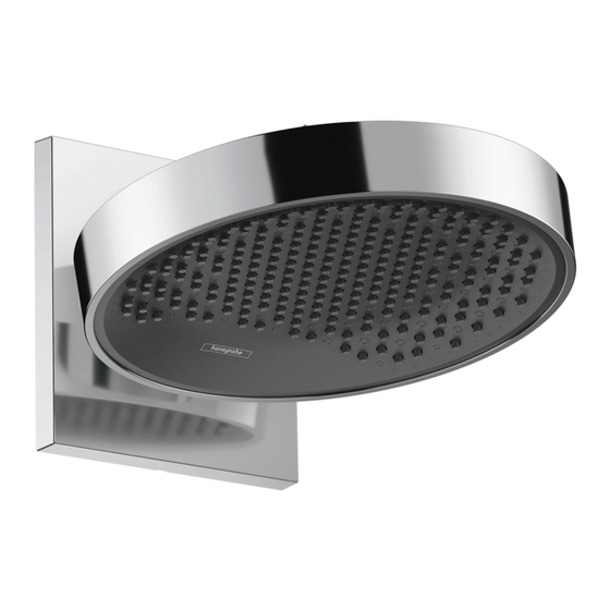 Hansgrohe Rainfinity 250 1jet EcoSmart 26227 Instrucciones De Montaje