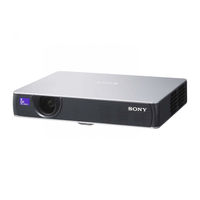Sony VPL-MX20 Manual De Instrucciones