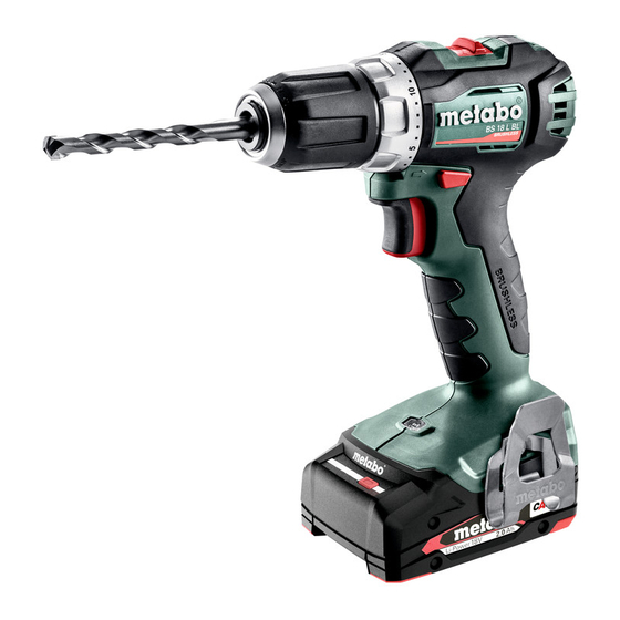 Metabo SB 18 L BL Manual Original