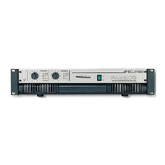 Ecler PAM1100 Manual De Instrucciones
