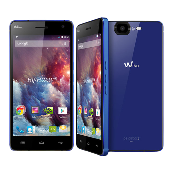 Wiko HIGHWAY Manuales