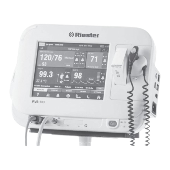 Riester RVS-100 Manual Del Usuario