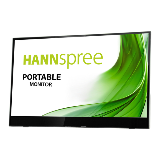 HANNspree HT161CGB Guia Del Usuario