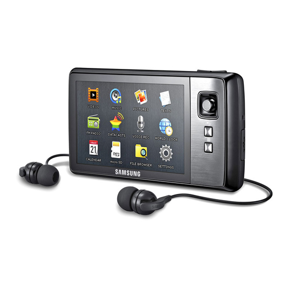 Samsung YP-CP3 Manual De Instrucciones