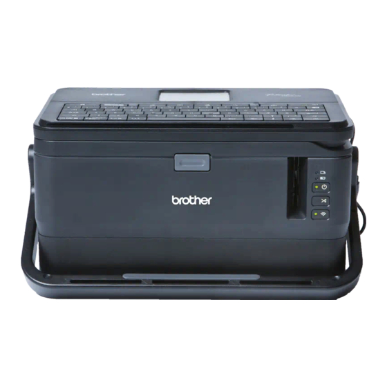 Brother PT-D800W Guia Del Usuario