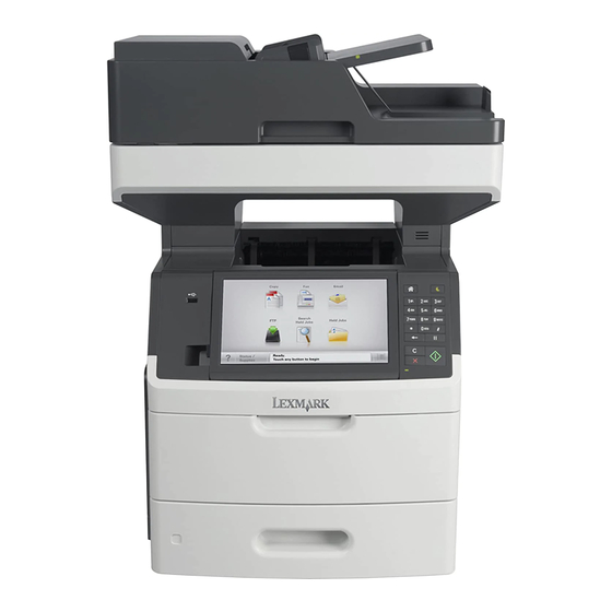 Lexmark MX717 Guia Del Usuario