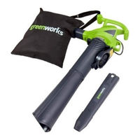 GreenWorks BVA803 Manual Del Operador