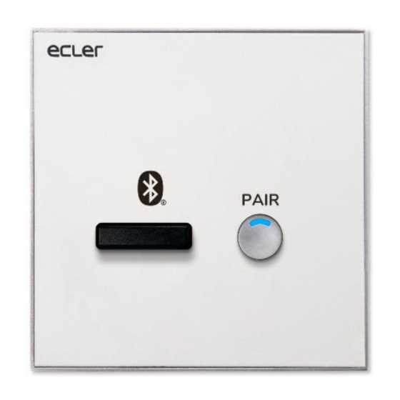 Ecler WPaBT Manual De Usuario