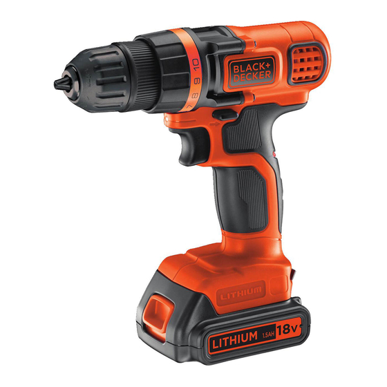 Black and Decker BDCDD18 Traducido De Las Instrucciones Originales