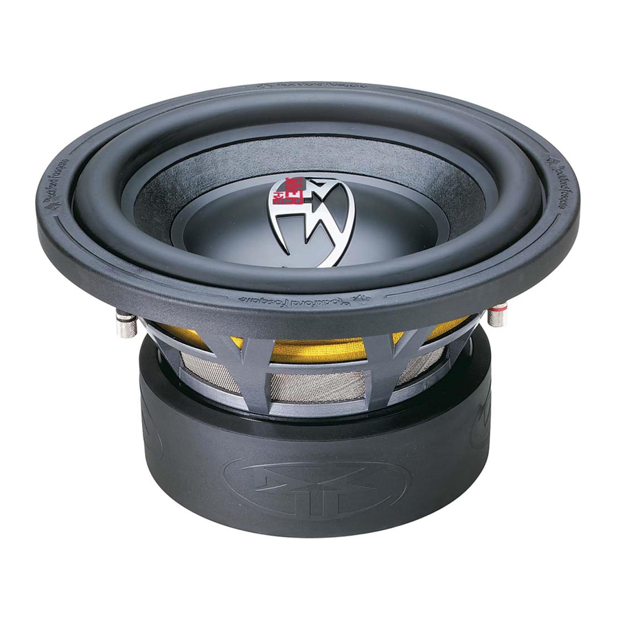 Rockford Fosgate Punch HE2 DVC Serie, Punch HX2 DVC Serie Manuales