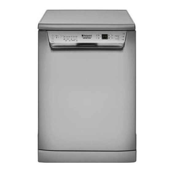 Hotpoint Ariston LFF 825 Manuales