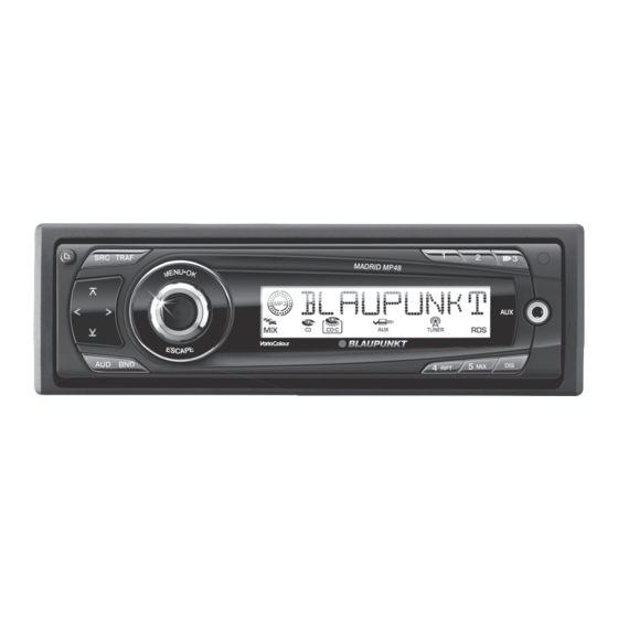 Blaupunkt Madrid MP48 Instrucciones De Manejo E Instalación