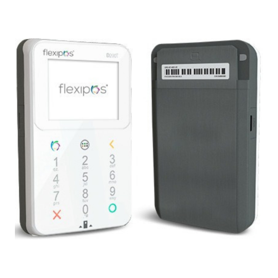 FLEXIPOS D200T Manual Del Usuario