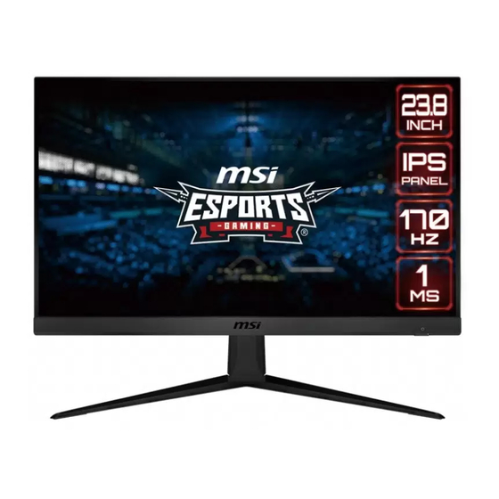 MSI G2412 Guia Del Usuario