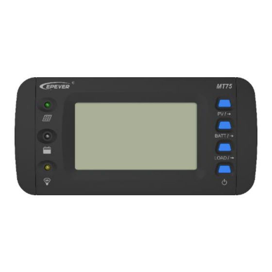 Epever MT75 Manual De Usuario