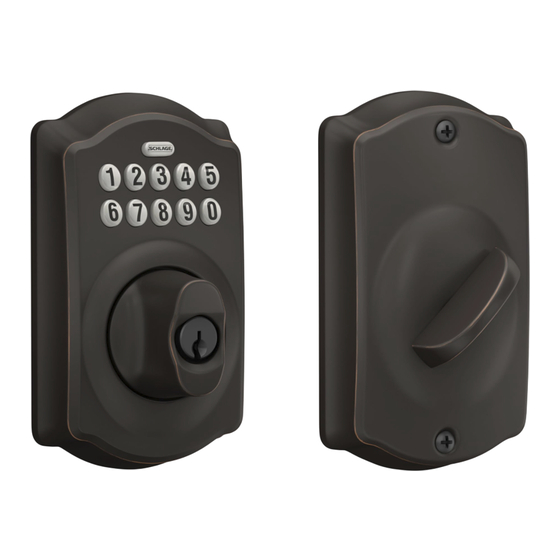 Schlage BE365 Instrucciones De Instalación