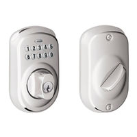 Schlage BE365 Manual Del Usuario