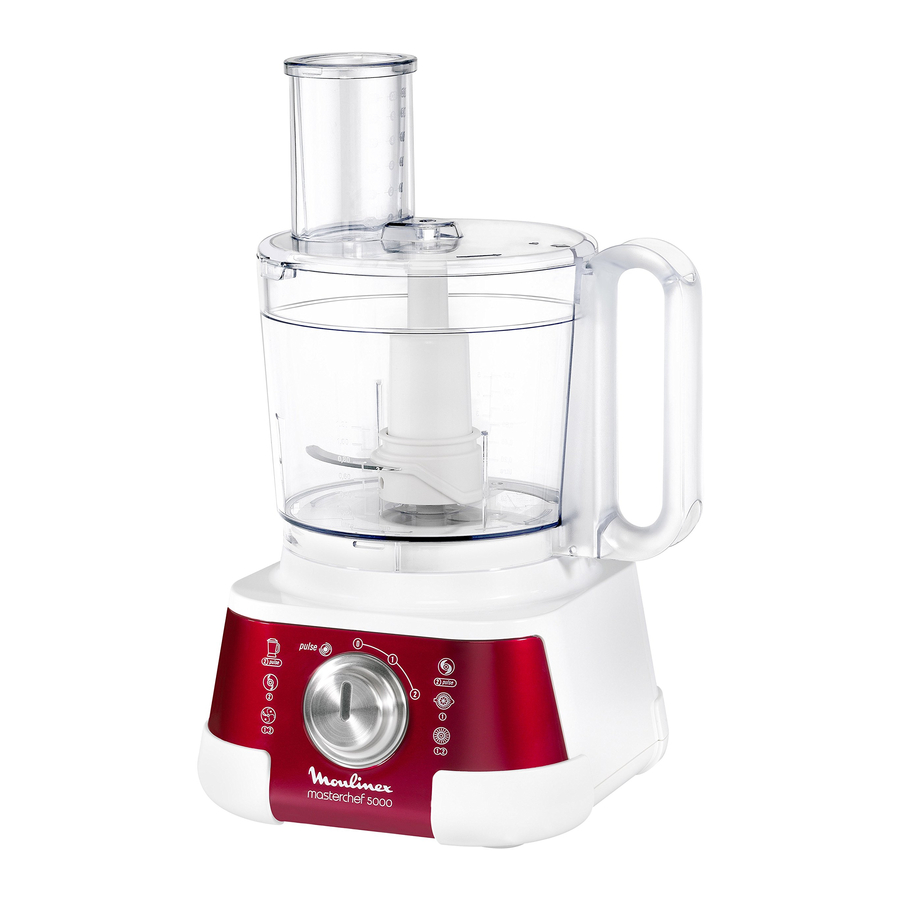 Moulinex Masterchef 5000 Manual Del Usuario